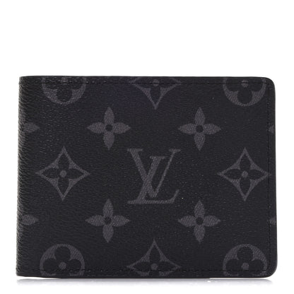 Louis Vuitton Monogram Eclipse Slender Wallet 1 of 7