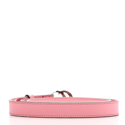 Gucci Moon Calfskin Palladium Double G 20mm Belt 80 32 Wild Rose 2 of 5