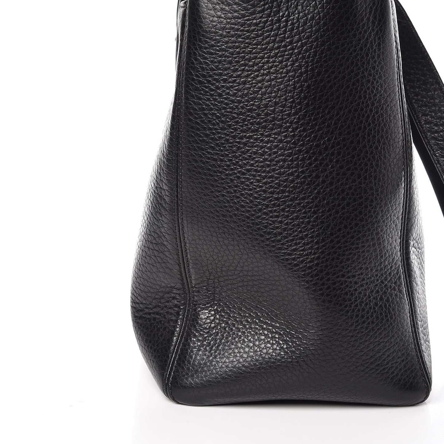 Calfskin Cerf Shopper Tote Black