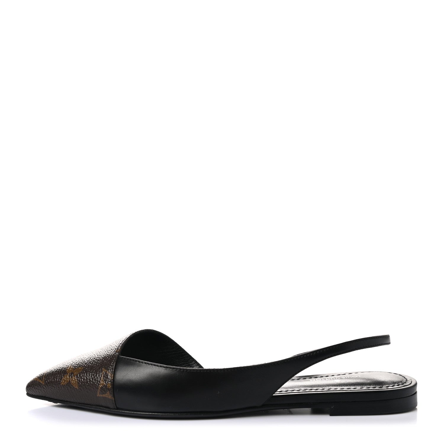 Louis Vuitton Patent Monogram Cherie Slingback Ballerina Flats 35 1 of 8