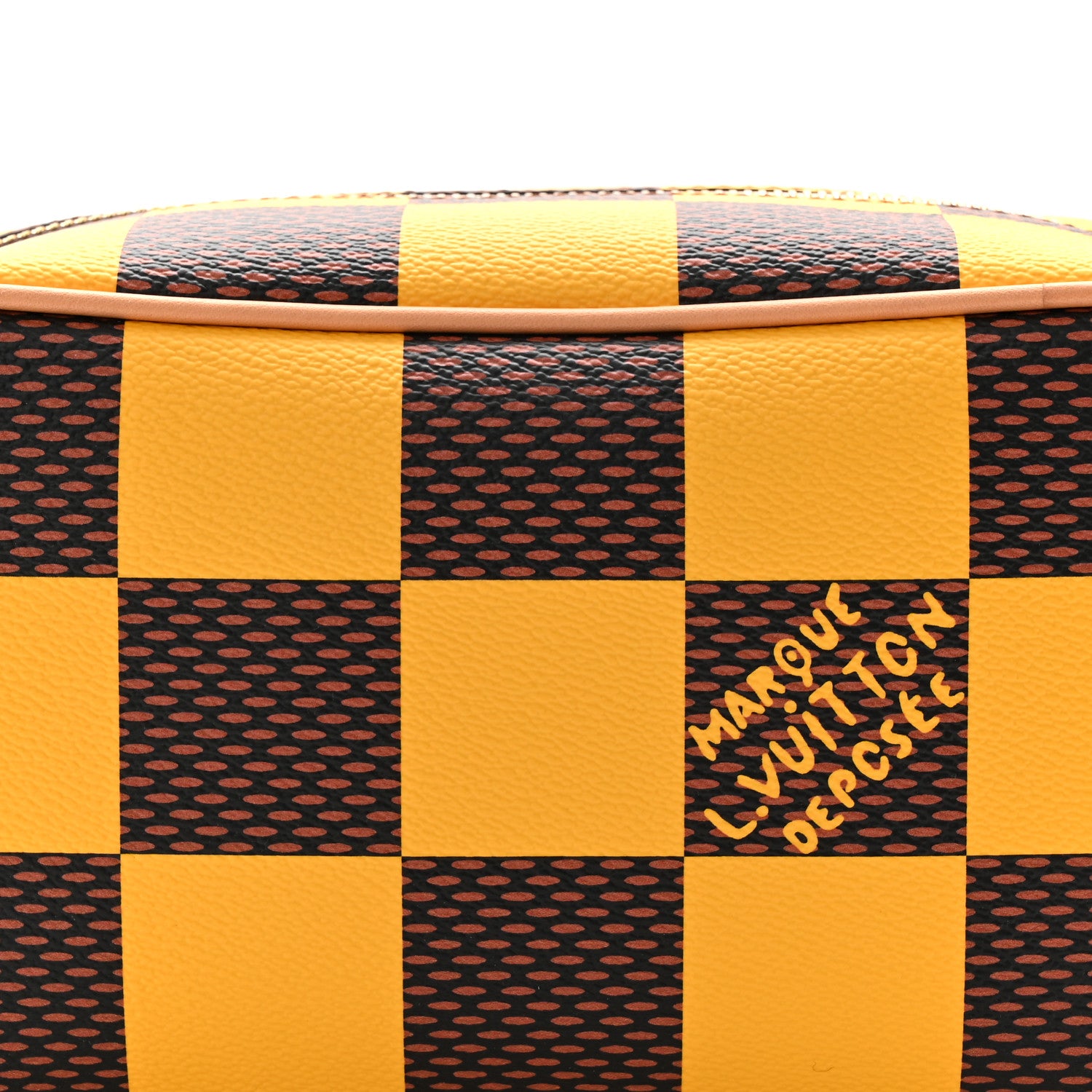 Louis Vuitton Damier Pop Dopp Kit Toilet Pouch Jaune Mat 7 of 10