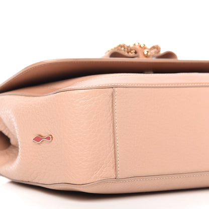 Christian Louboutin Soft Calfskin Small Sweety Charity Shoulder Bag Nude 6 of 10