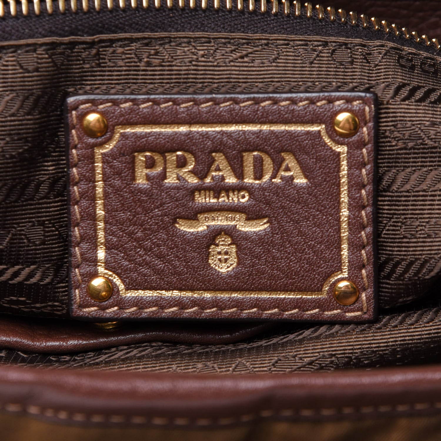 Prada Tessuto Nylon Shoulder Bag Cocco 8 of 12