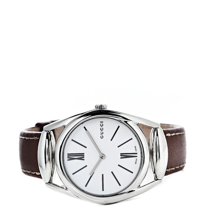 Gucci Stainless Steel Calfskin 34mm Horsebit Quartz Watch 3 of 9