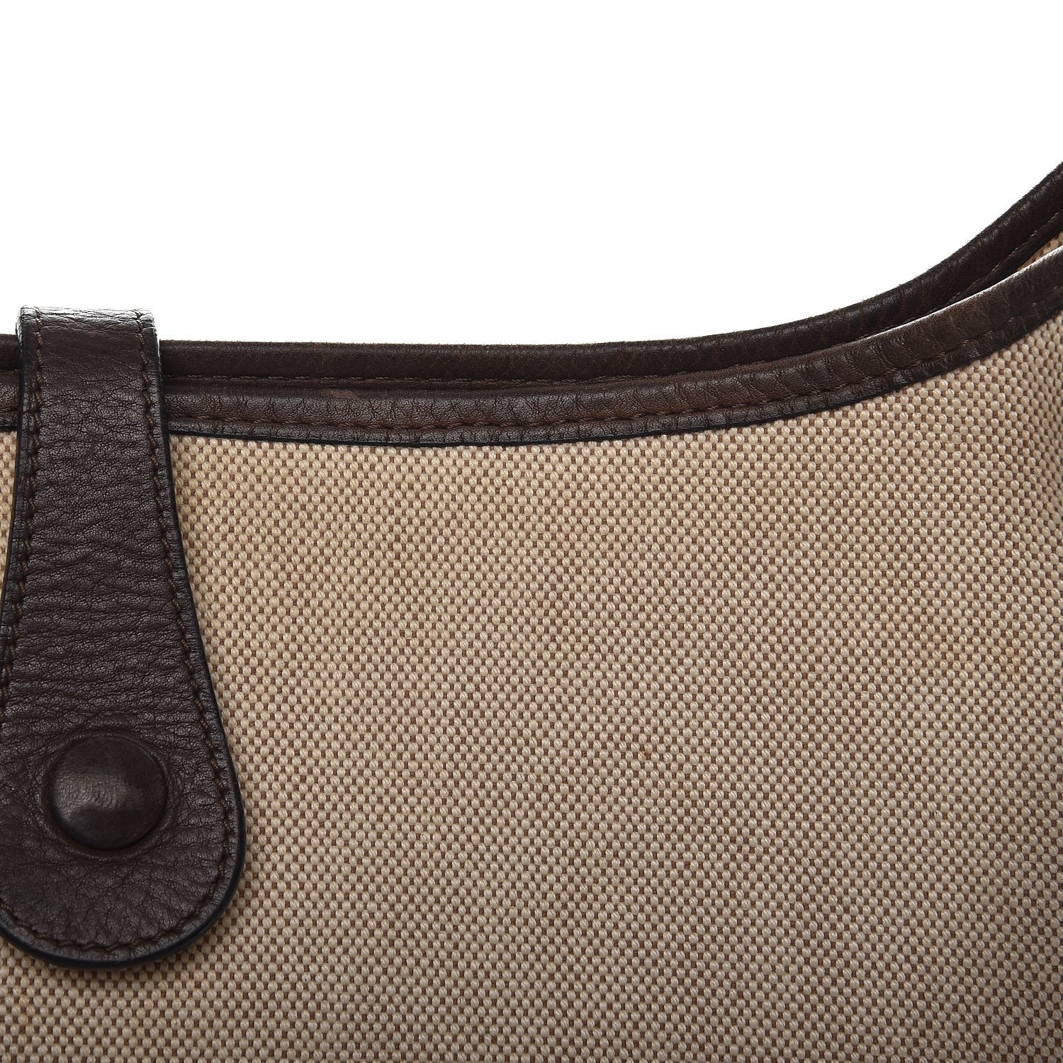 Hermes Toile Natural Barenia Evelyne GM Ebene 9 of 14