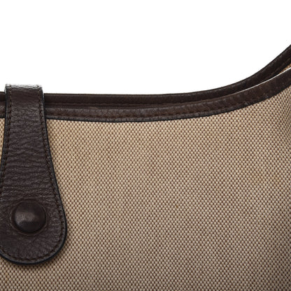 Hermes Toile Natural Barenia Evelyne GM Ebene 9 of 14