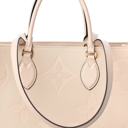 Louis Vuitton Empreinte Monogram Giant Onthego GM Creme 11 of 12