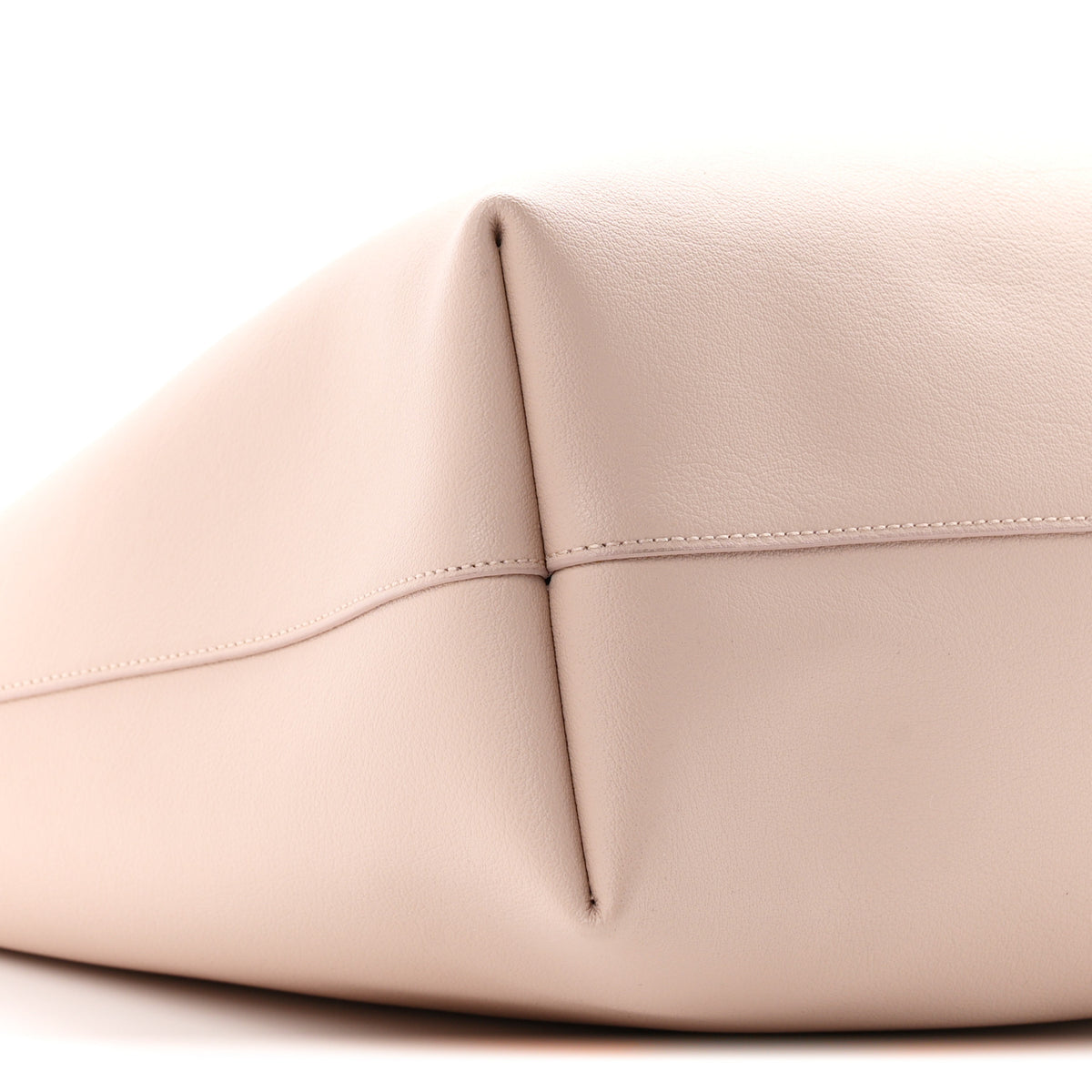 Calfskin Large Shopping Tote Marble Pink
