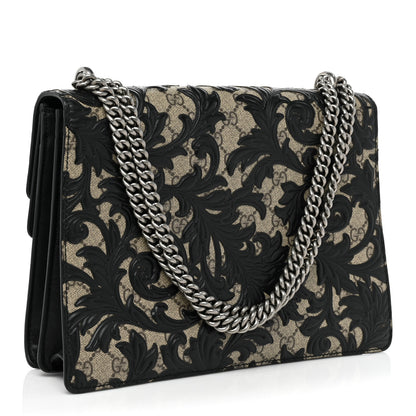 Gucci GG Supreme Monogram Arabesque Medium Dionysus Shoulder Bag Black 3 of 13