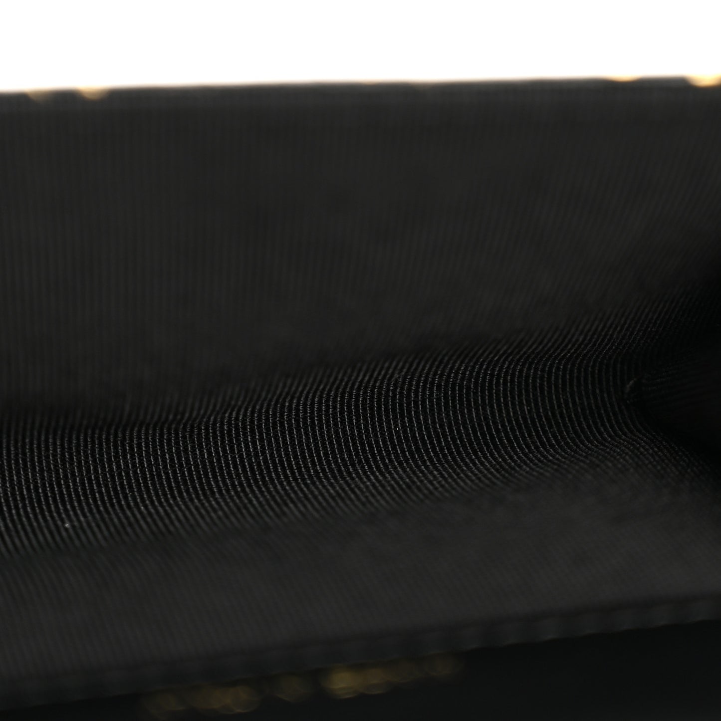 Calfskin Crocodile Embossed Graffiti 2.55 Crocodile Reissue Flap Card Holder Black Gold