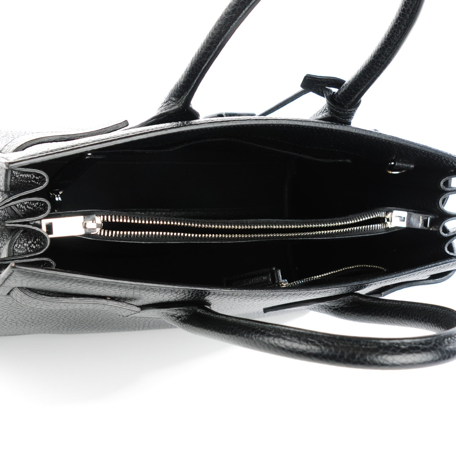Saint Laurent Grained Calfskin Small Sac De Jour Black 5 of 7