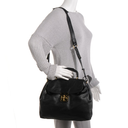 Chloe Calfskin Elsie Satchel Black 2 of 10