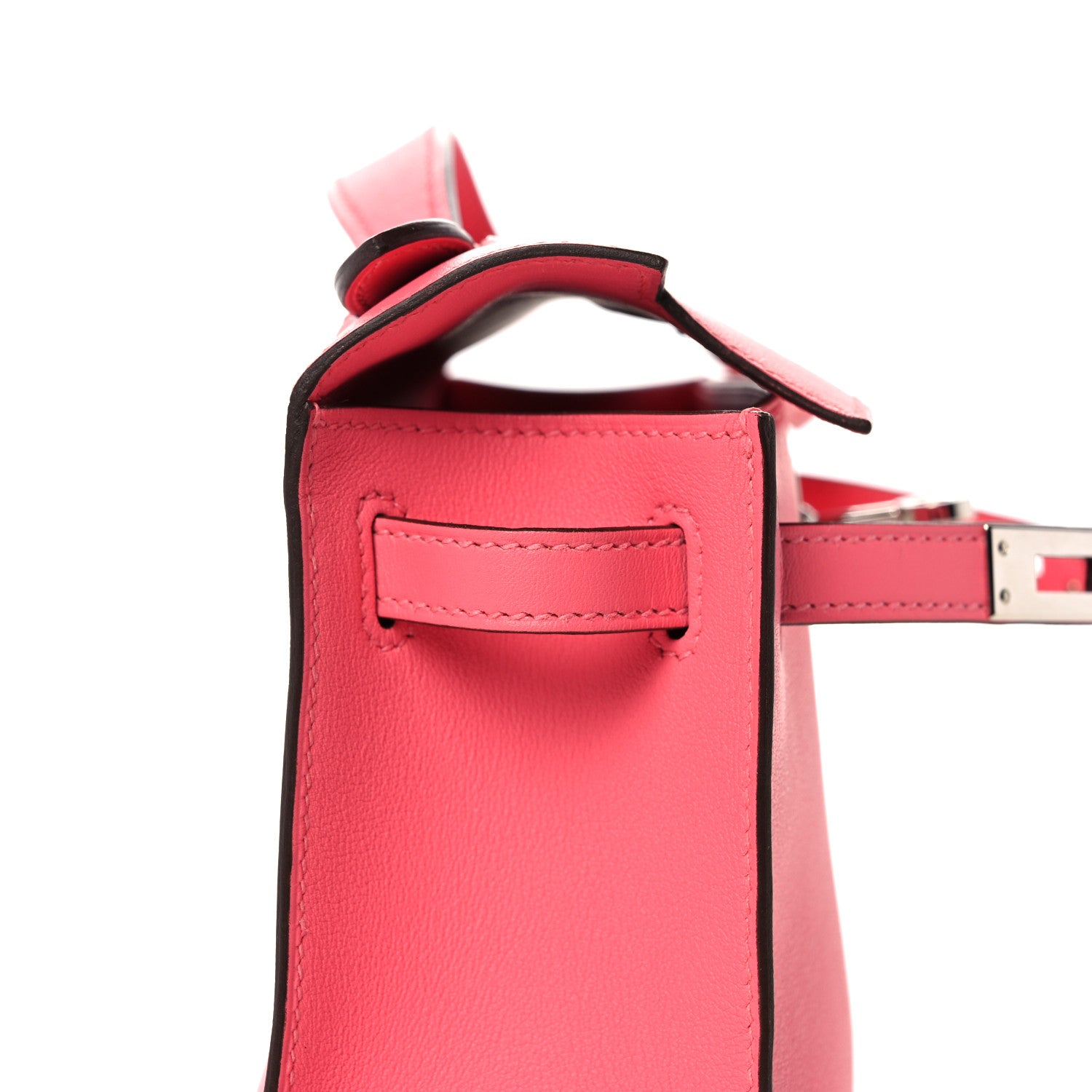 Hermes Swift Kelly Pochette Clutch Rose Azalee 11 of 26