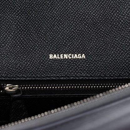 Balenciaga Grained Calfskin S Ville Top Handle Bag Gris Glace 6 of 12