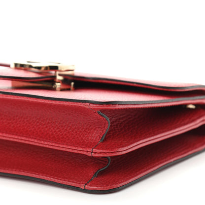 Gucci Dollar Calfskin Small Interlocking G Shoulder Bag Red 11 of 13