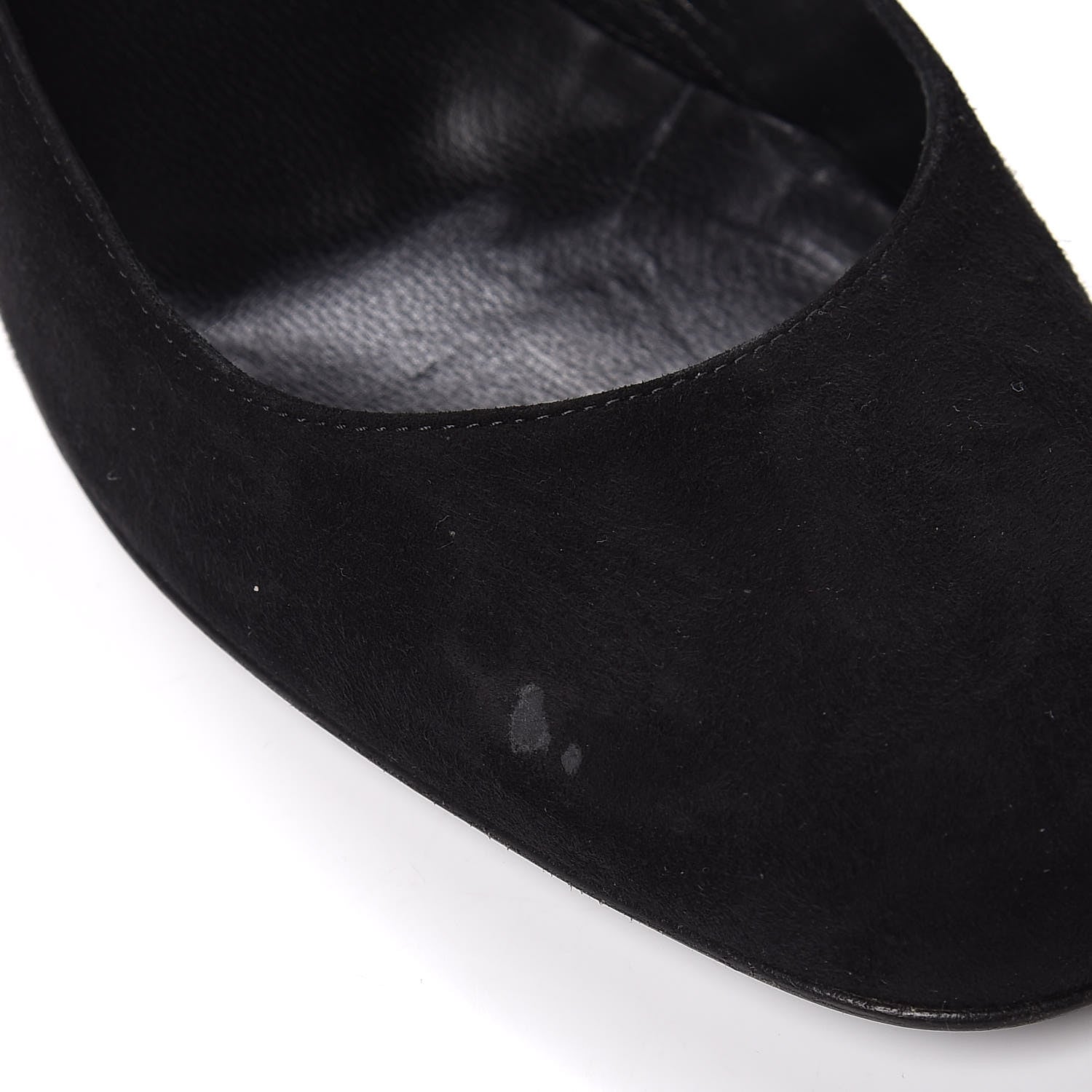 Saint Laurent Kid Scamosciato Babies 90 Pumps 41 Black 12 of 14