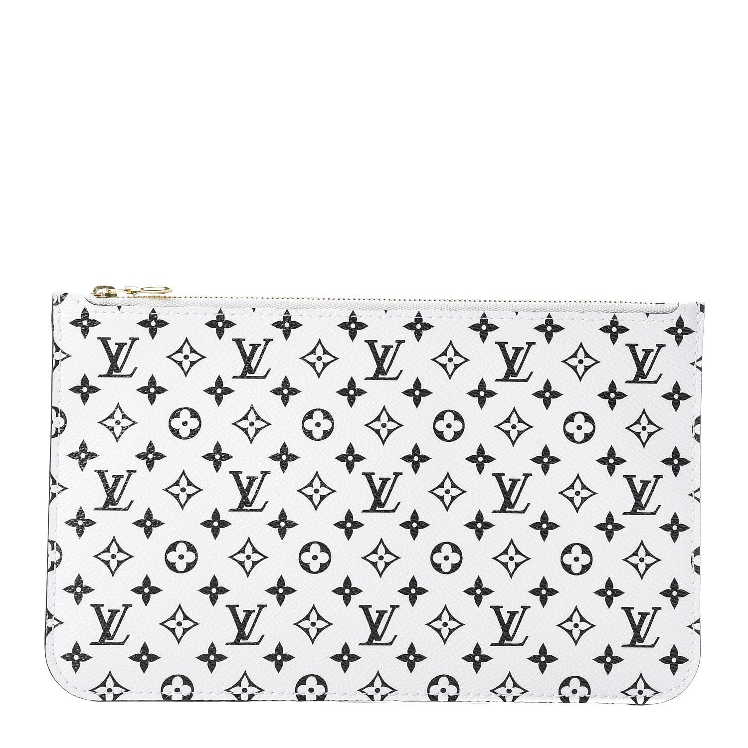 Louis Vuitton Monogram Giant Neverfull MM GM Pochette White 1 of 9