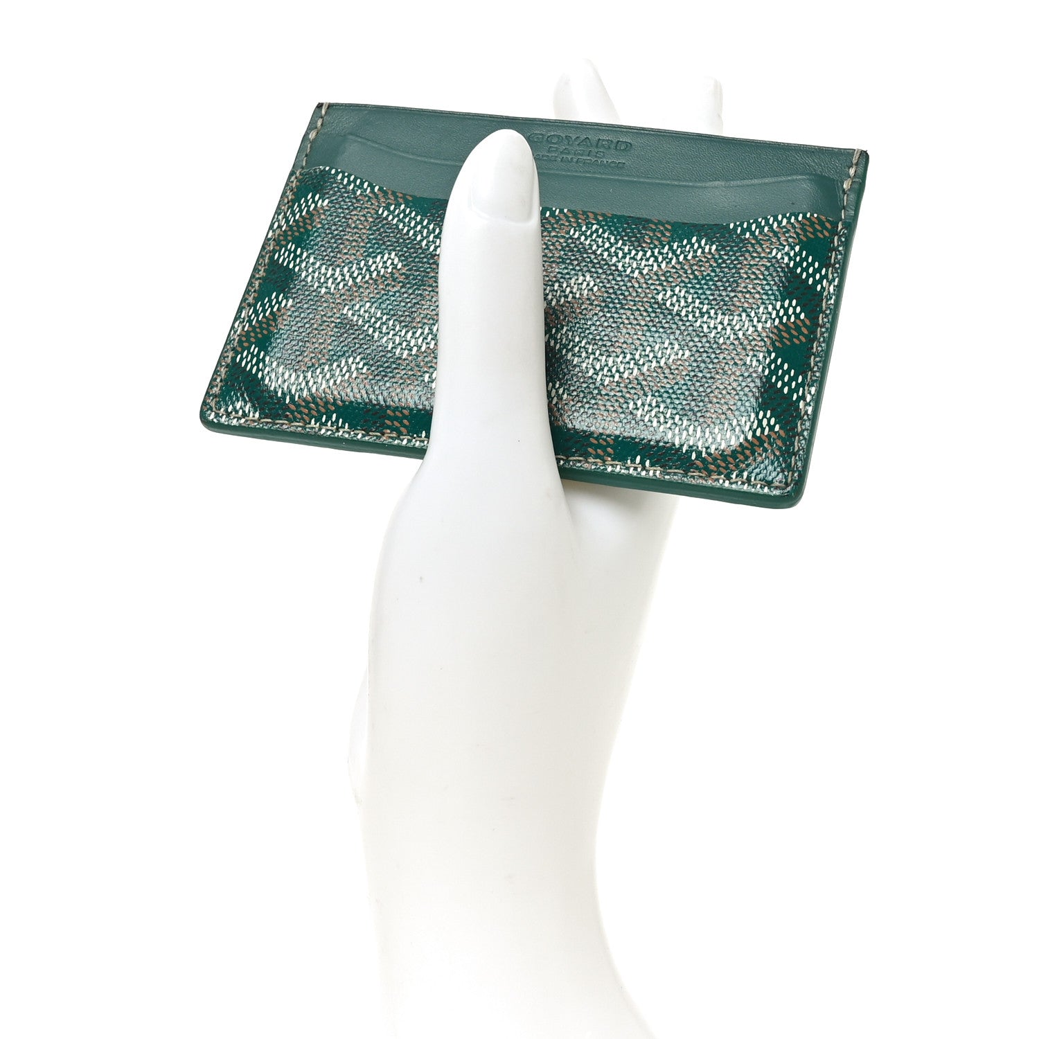 Goyard Goyardine Saint Sulpice Card Holder Green 2 of 6