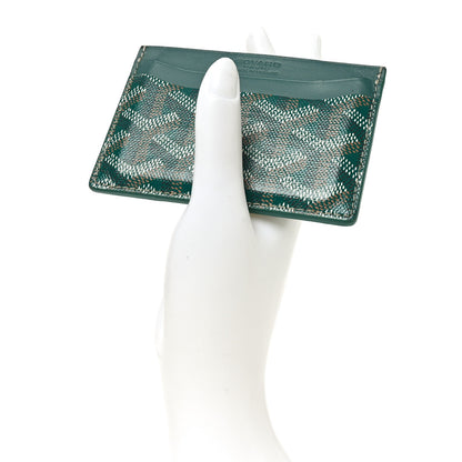 Goyard Goyardine Saint Sulpice Card Holder Green 2 of 6