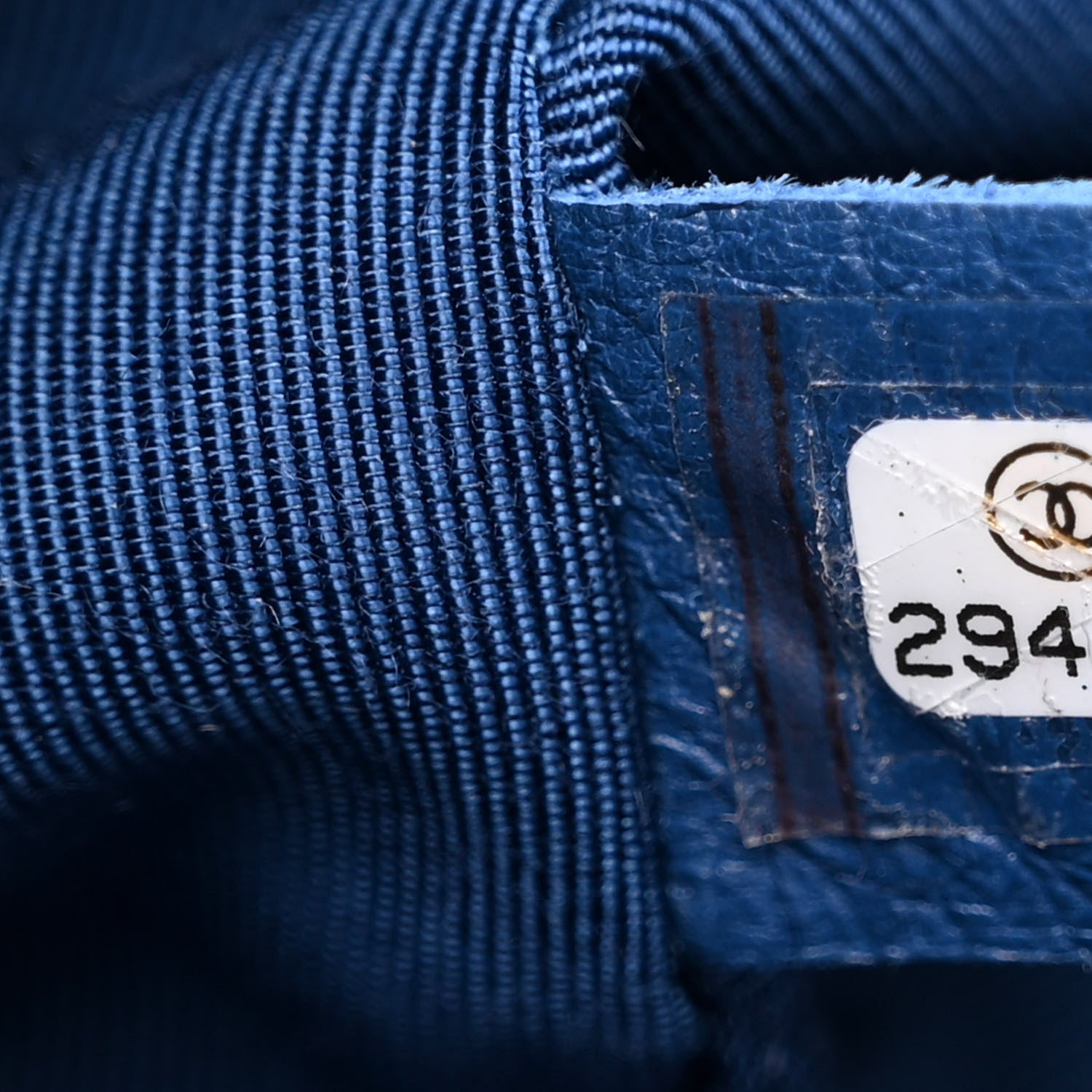 Chanel Goatskin Quilted Medium Chanel 19 Flap Dark Blue 7 of 14