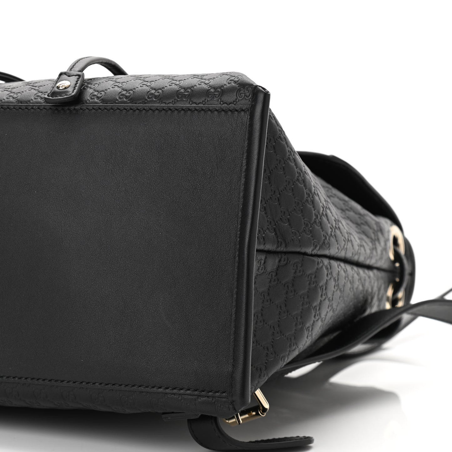 Microguccissima Drawstring Backpack Black