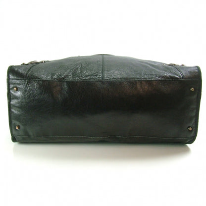 Balenciaga Chevre Weekender Travel Tote Black 5 of 10