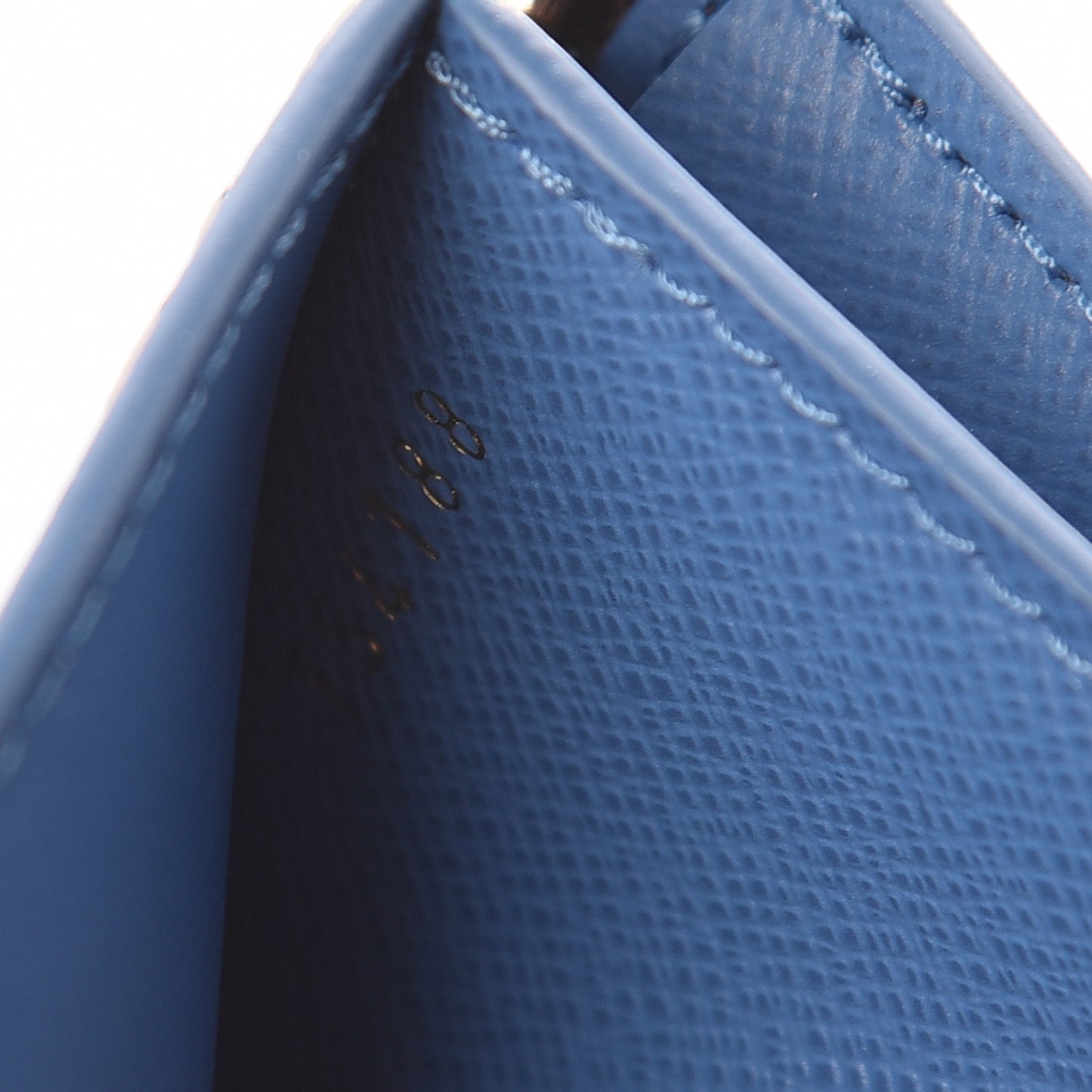 Monogram Zoe Wallet Blue Jean