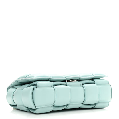 Bottega Veneta Lambskin Maxi Intreccio Padded Chain Cassette Crossbody Bag Spearmint 4 of 9