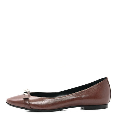 Hermes Lambskin Ballerina Flats 35 1 of 10