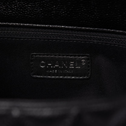 Chanel Caviar Quilted Small Coco Handle Flap So Black 8 of 11