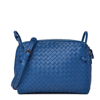 Bottega Veneta Nappa Intrecciato Nodini Crossbody Messenger Blue 1 of 9