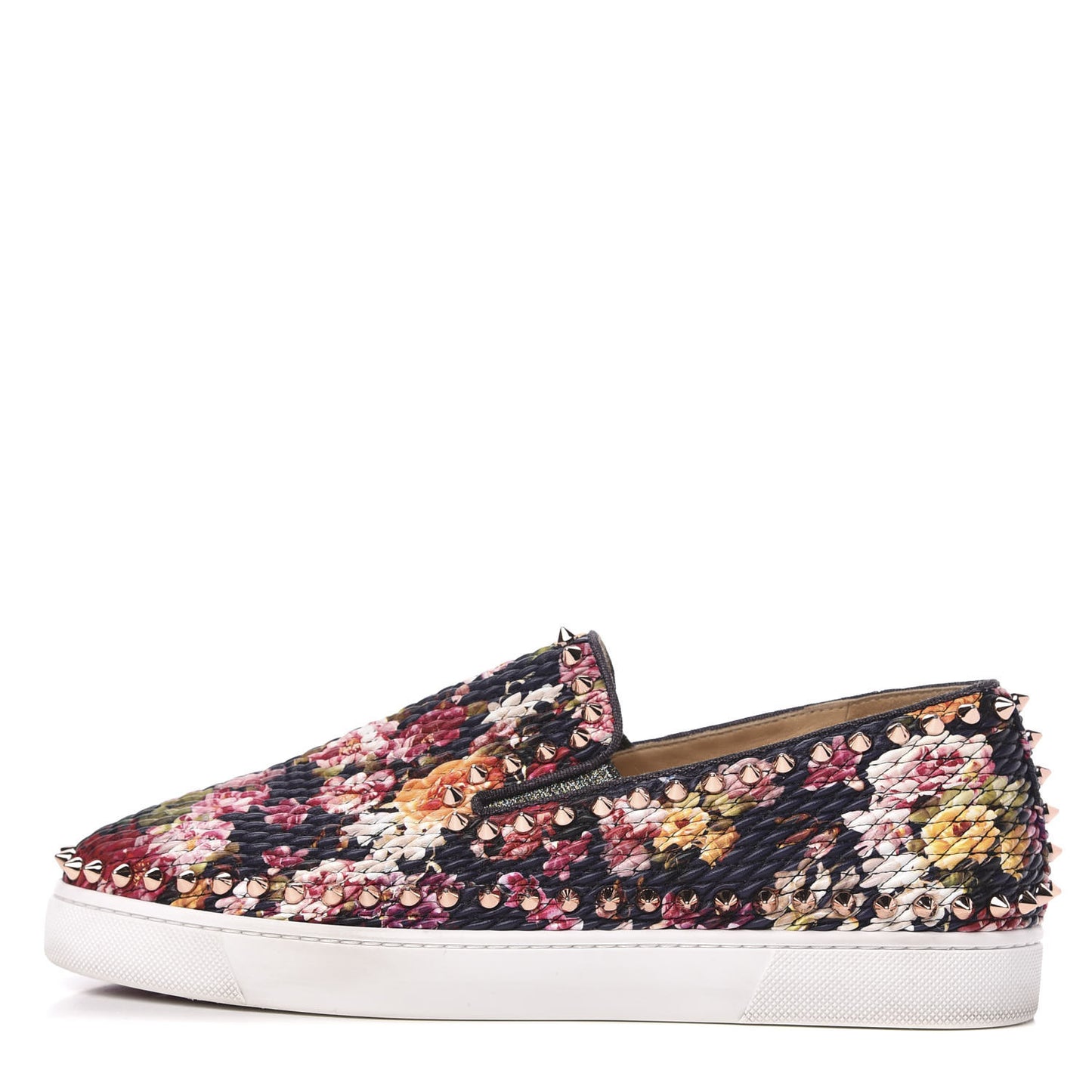 Tissu Baigneause Spikes Womens Pik Boat Flat Sneaker 40 Multicolor Rame