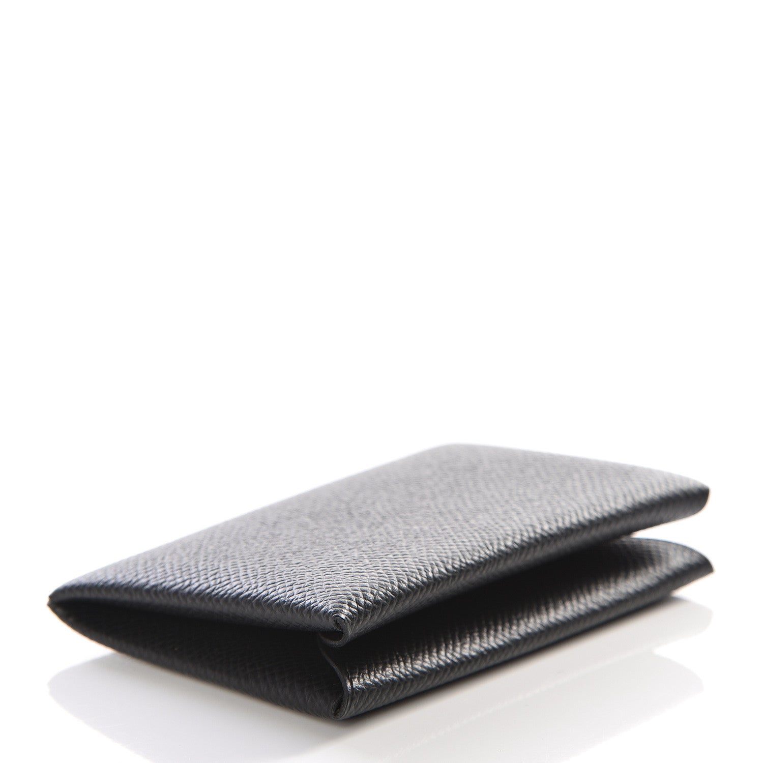 Hermes Epsom Calvi Card Case Black 3 of 8