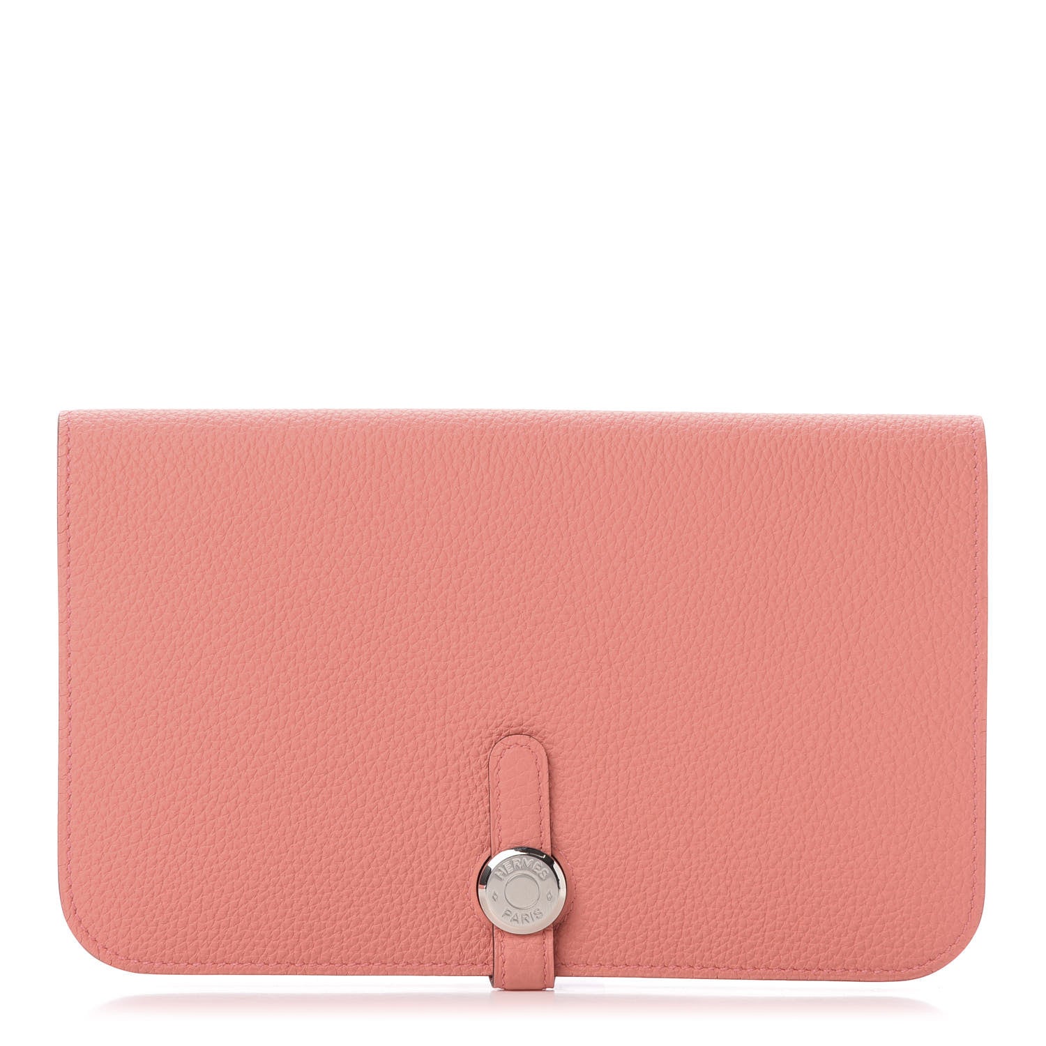 Hermes Togo Dogon Duo Wallet Rose Candy 3 of 8