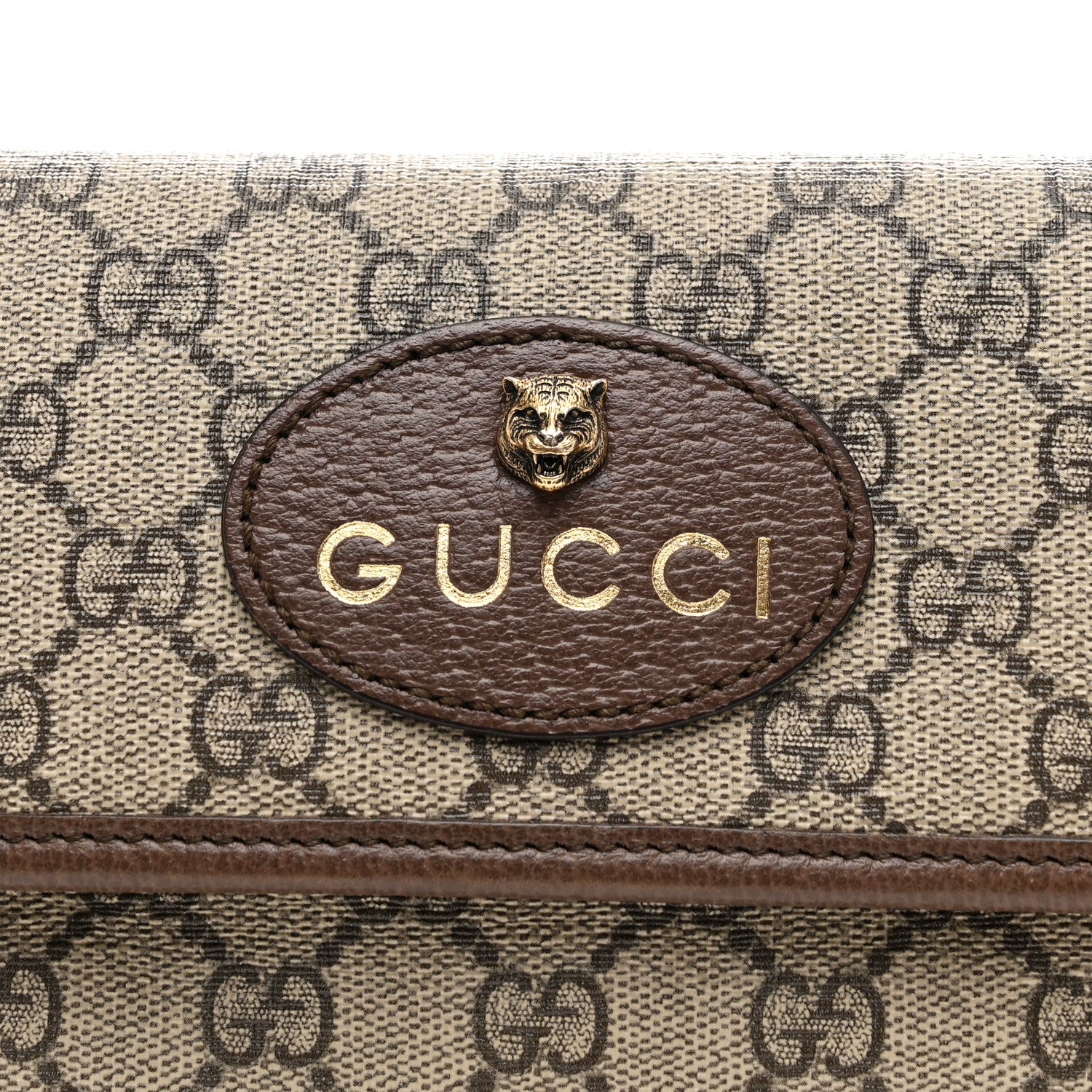 Gucci GG Supreme Monogram Neo Vintage Web Belt Bag Brown 8 of 10