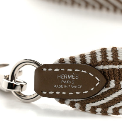 Hermes Toile Swift 25mm Sangle Cavale Shoulder Strap Gris Pale Etoupe 4 of 6