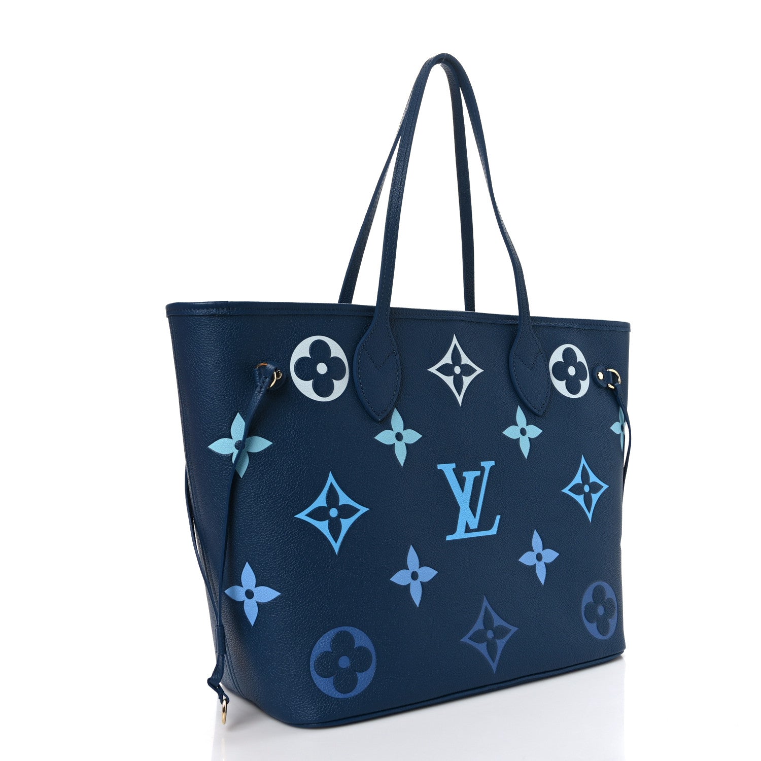 Louis Vuitton Empreinte Monogram Giant Neverfull MM Degrade Bleu 4 of 9