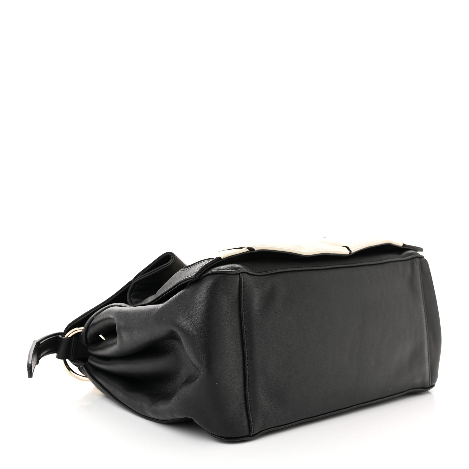 Valentino Garavani Lambskin Snakeskin Bloomy Crossbody Bag Black 4 of 12