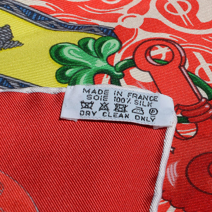 Hermes Silk Mors et Gourmettes Scarf 90 5 of 5