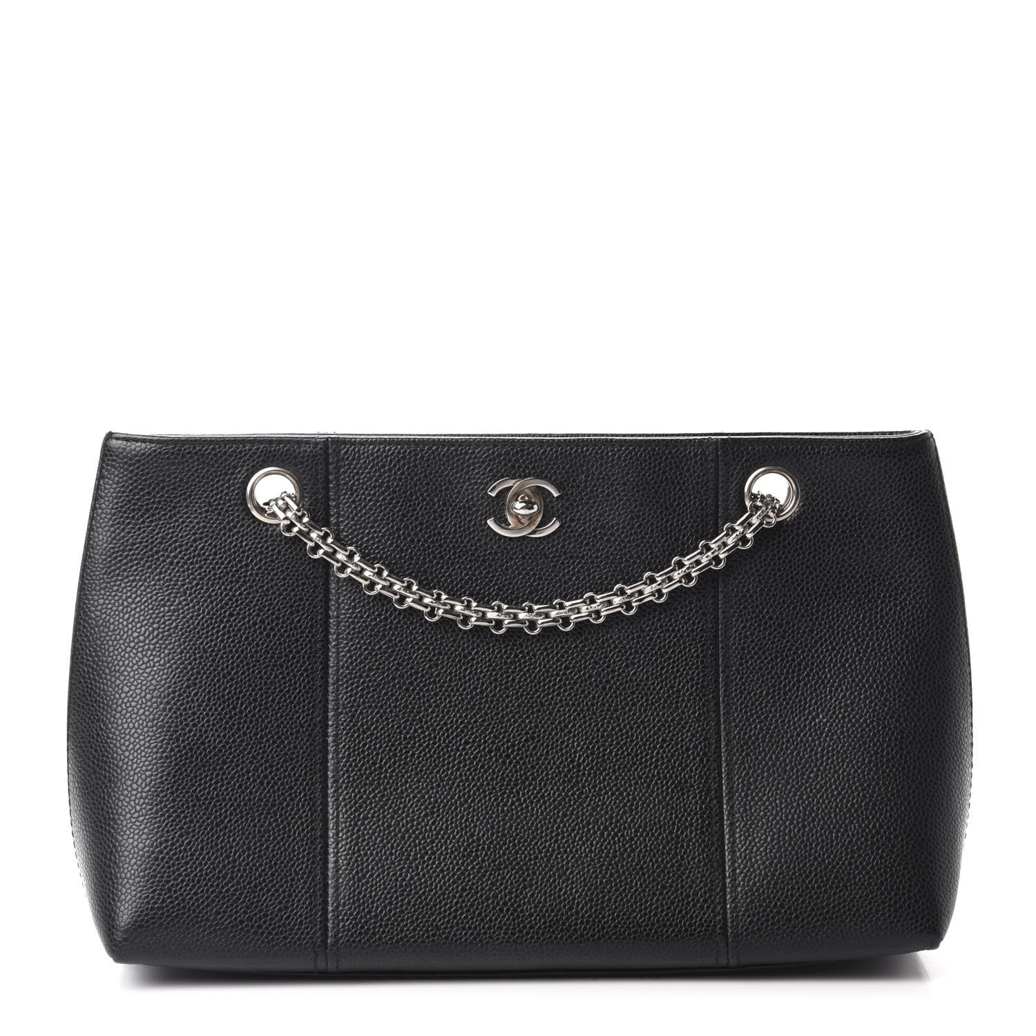 Chanel Grained Calfskin Bijoux Chain Shoulder Bag Black 1 of 19