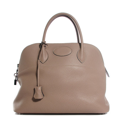 Hermes Taurillon Clemence Bolide 35 Gris Tourterelle 1 of 21
