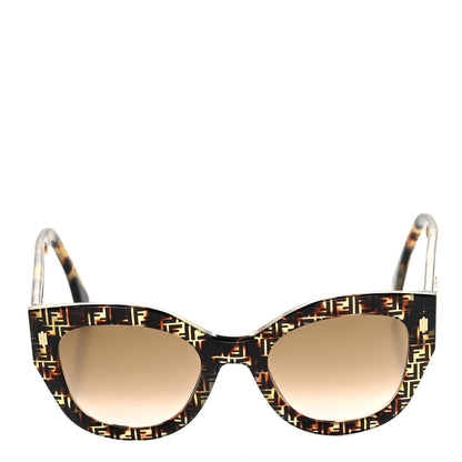Fendi Acetate Fendi Roma Cat Eye Sunglasses FF 0435/S Havana 2 of 8