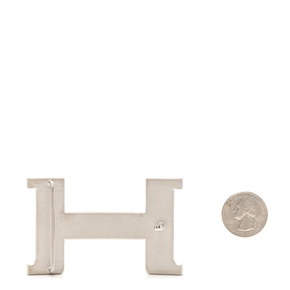 Hermes Palladium Lizard 42mm Constance Belt Buckle Black 2 of 3