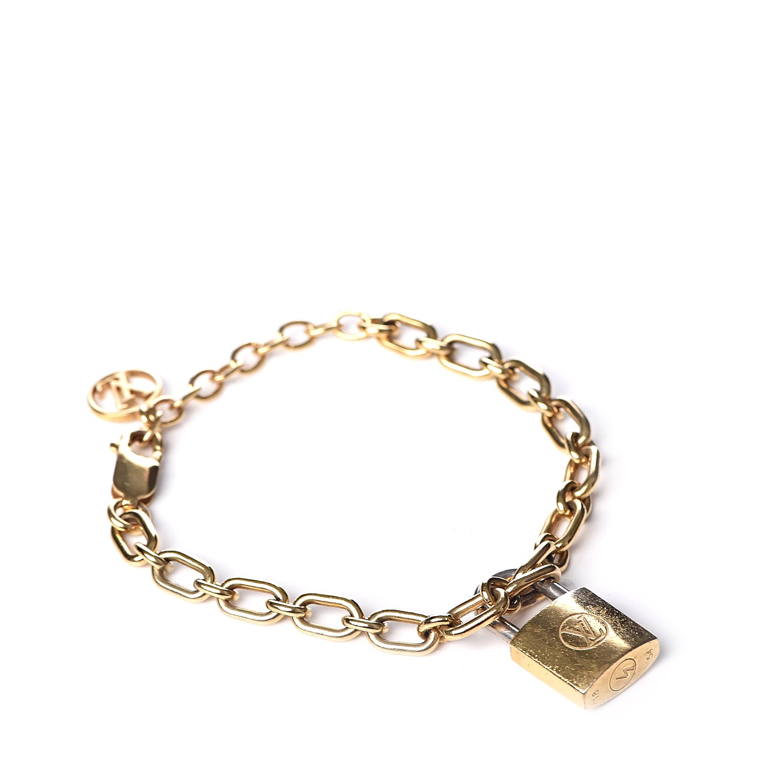 Louis Vuitton Lock It Bracelet Gold 1 of 4