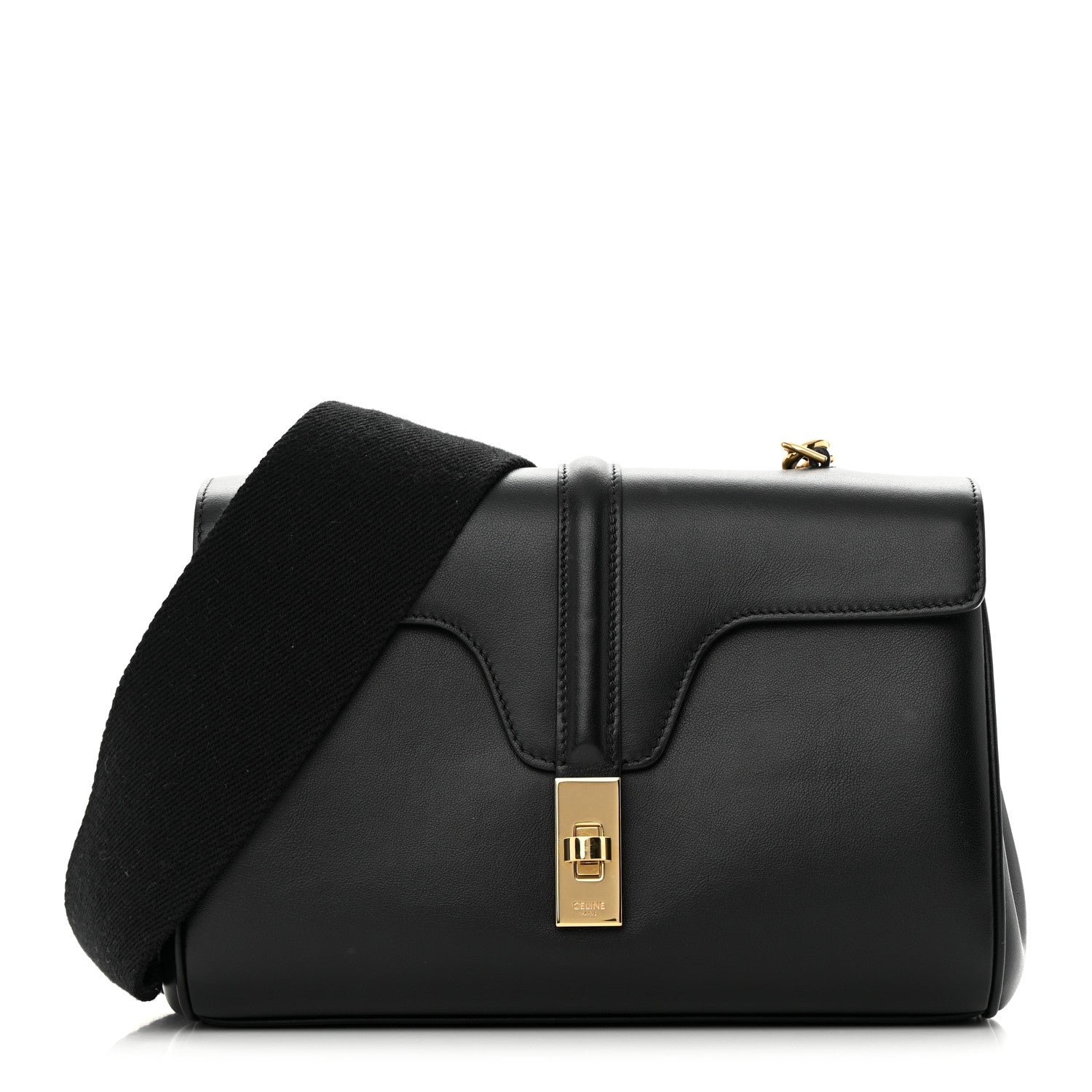 Celine Smooth Calfskin Teen 16 Crossbody Bag Black 1 of 14