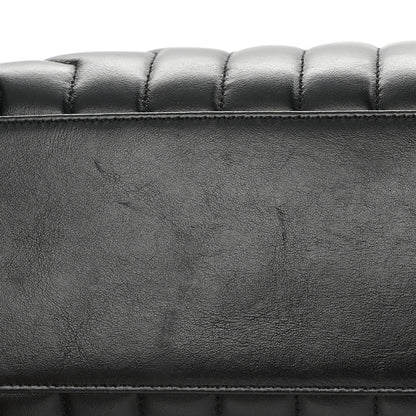 Saint Laurent Calfskin Y Quilted Monogram Medium Loulou Chain Satchel Black 15 of 16