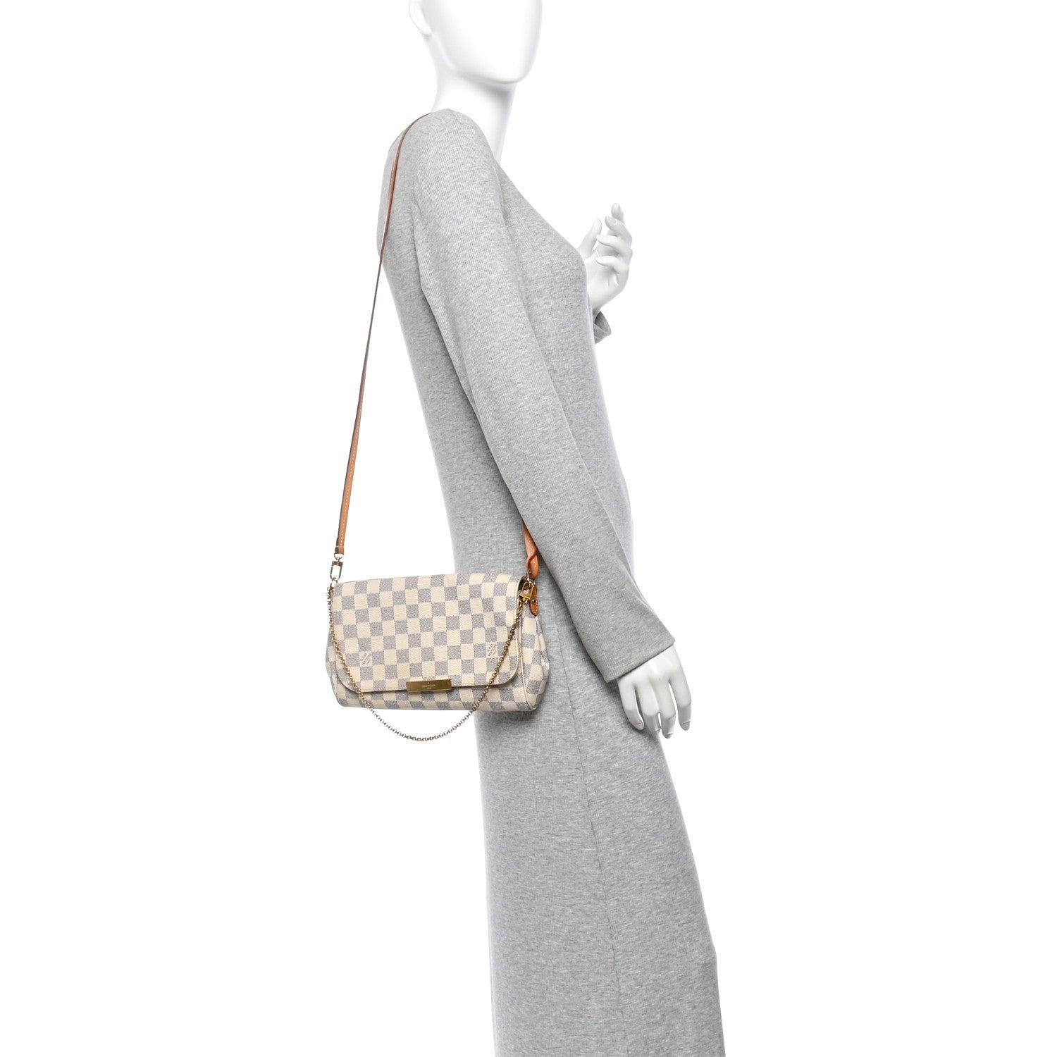 Louis Vuitton Damier Azur Favorite MM 2 of 11