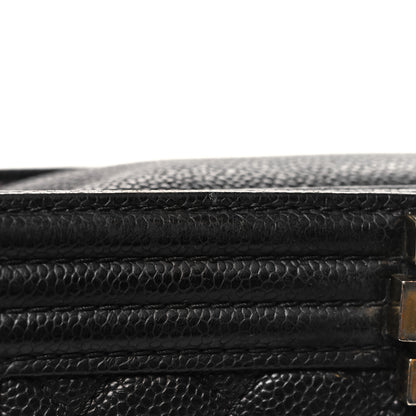 Chanel Caviar Quilted Medium Boy Flap Black 12 of 13
