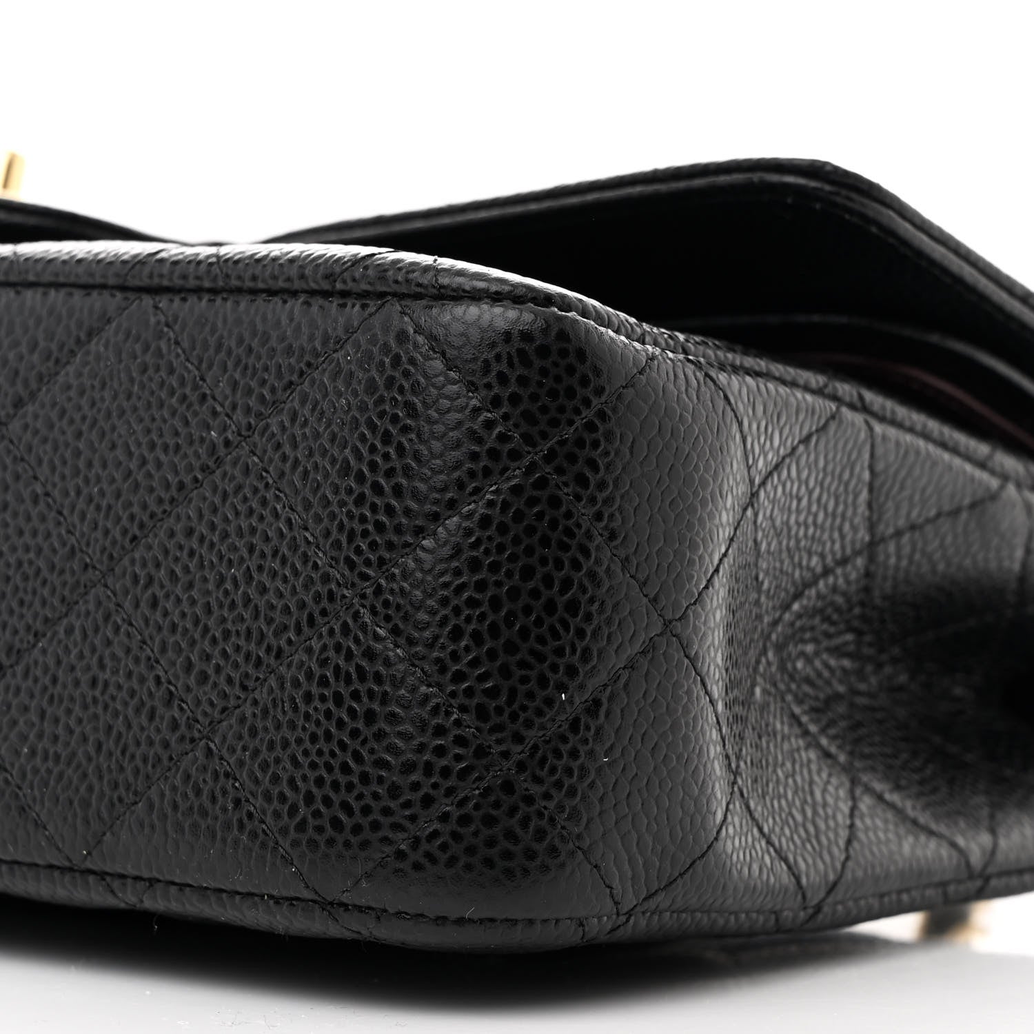 Chanel Caviar Quilted Medium Double Flap Black 10 of 12