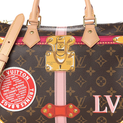 Louis Vuitton Monogram Summer Trunks Speedy Bandouliere 30 12 of 13
